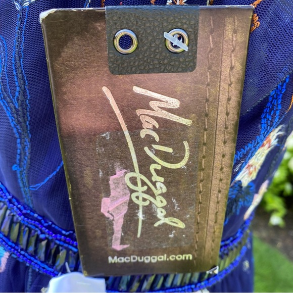 Mac Duggal Embroidered Floral Gown - Picture 10 of 14